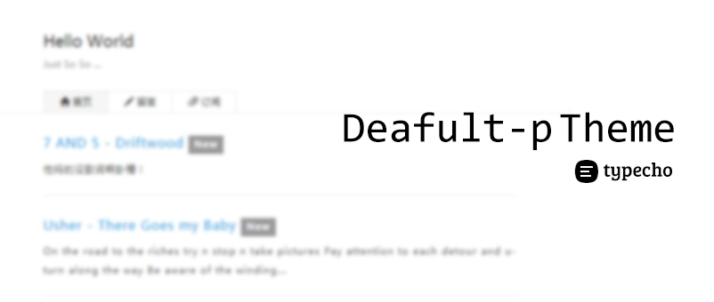 Default-p Theme
